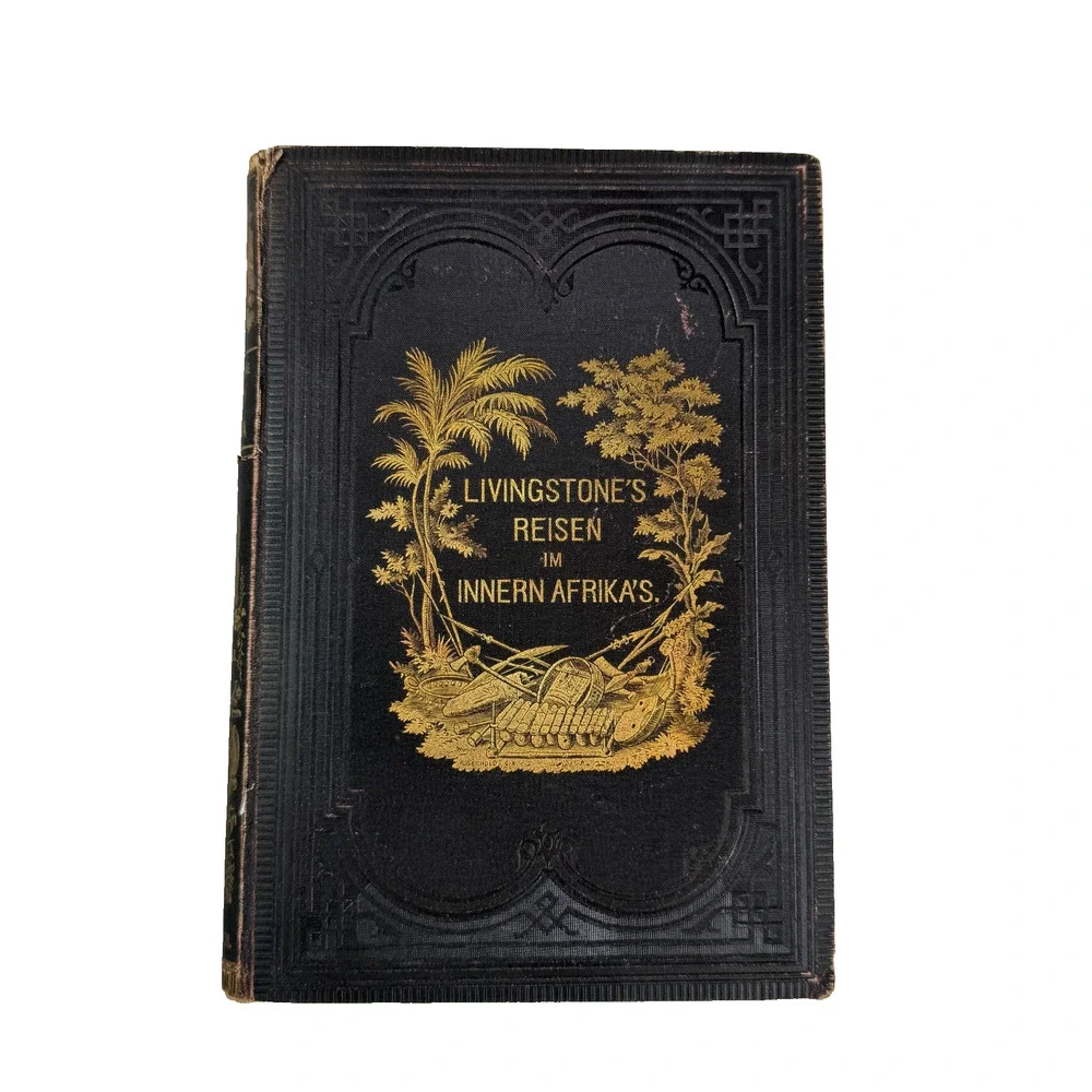 Explor Journeys Africa By R Oberlander 1883 Antique book German Language